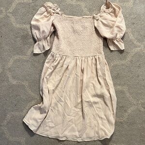 Charming Cream Kids Dress